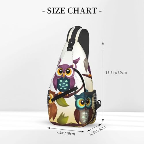 Bolso cruzado tipo bandolera para hombres y mujeres negro miniatura 4