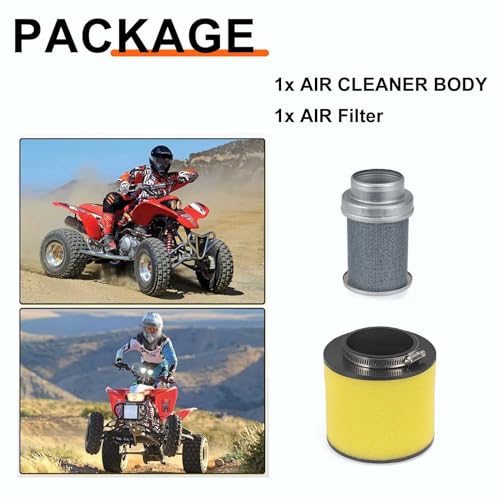 Image of Air Filter & Air Cleaner Body for Honda Foreman 400 450 TRX400FW TRX450 S /ES /FE /FM 1995-2004 17211-HM7-000