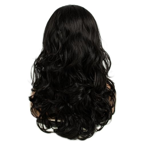 Image of H&Bwig 60s Retro Beehive Wigs for Women 70s Classic Style Cosplay Wig (long-Black)