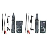 2 Stück Telefonnetzwerk-Kabeltester RJ45 RJ11 LAN-Draht-Tracker-Kit Telekommunikationsingenieur Verkabelungswartung Grün