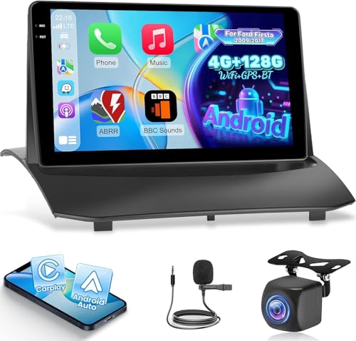 Autoradio GPS Ford Fiesta 2009-2017 idéal pour voyager connecté avec l'immense écran NHOPEEW