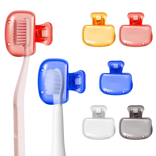 LOPHE Coprire la Testina Dello Spazzolino, 5 pezzi Copri Spazzolino da Denti, Portatili, Copri Spazzolino Elettrico per Viaggi, Casa, Campeggio e Scuola, Bagaglio a Mano(B)