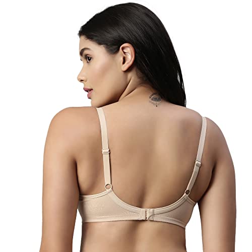 Image of Enamor Innovations Fabcool Encircled Side Support Shaper, Non Padded, Wirefree, High Coverage, Women's Cotton Everyday Bra - A042 (Available in Plus Sizes)