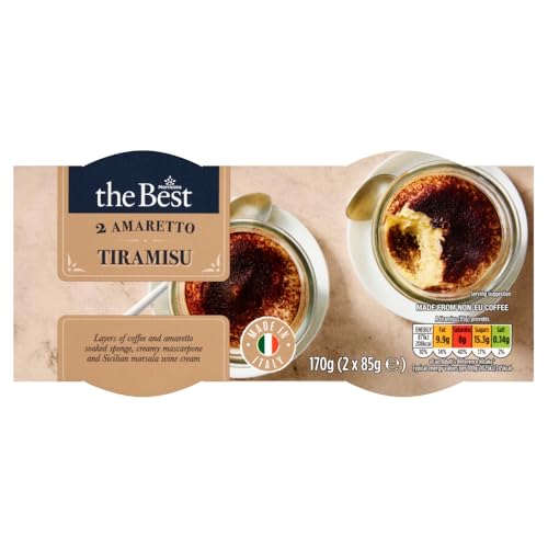Morrisons The Best Amaretto Tiramisu 2 x 85g