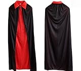 仮装 リバーシブル 黒 赤 ロング マント 吸血鬼 ドラキュラ コスプレ パーティー ハロウィン 必需品