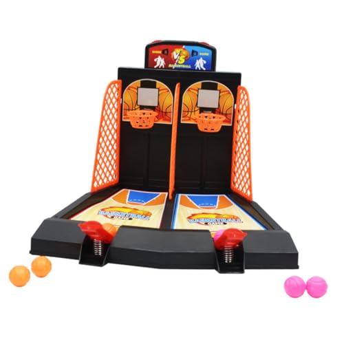 Kisangel Mini Basketball Shooting Game Basketball Shooting Toy Made of Plastic Strengthens Finger Strength