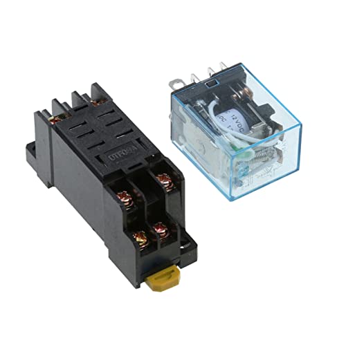 Relé de potencia LY2NJ HH62P HHC68A-2Z 10A 8PIN con base de conexión