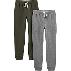 Simple Joys by Carter’s Toddlers and Baby Boys’ Pull-On Fleece Pants, Pack of 2