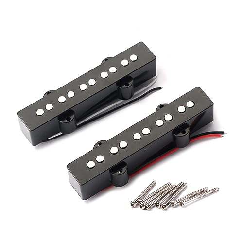Levemolo Bass Pickup Set 4 String Pickup for Electric Bass Bridge Neck Open Style Gmb08