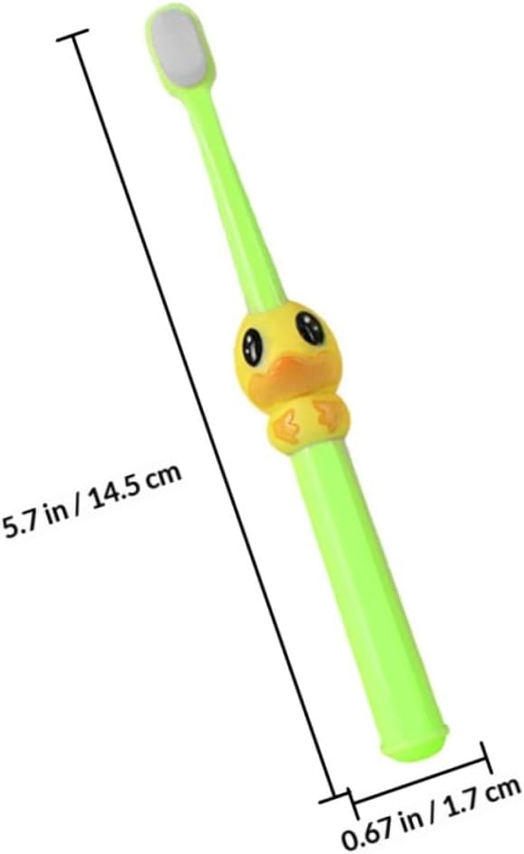 Soft Bristle Toothbrush 4pcs Cartoon Design, Extra Soft Manual Bristles for Ages 2-10, Colorful ’s Oral Care Toothbrush Set for Boys
