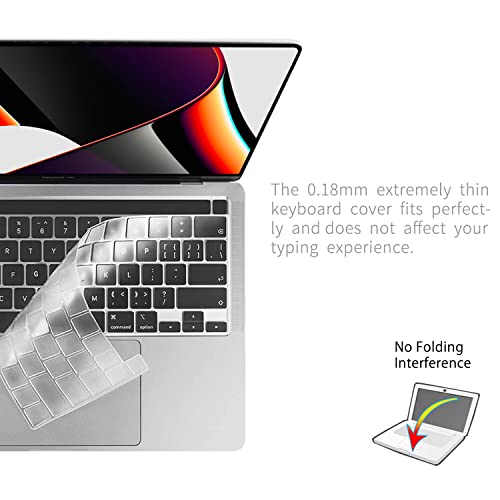 US English Layout Keyboard Cover for MacBook Pro 13" (2022 M2 Chip / 2020 M1 Chip) / Old Pro 16" (2019) - Image 3
