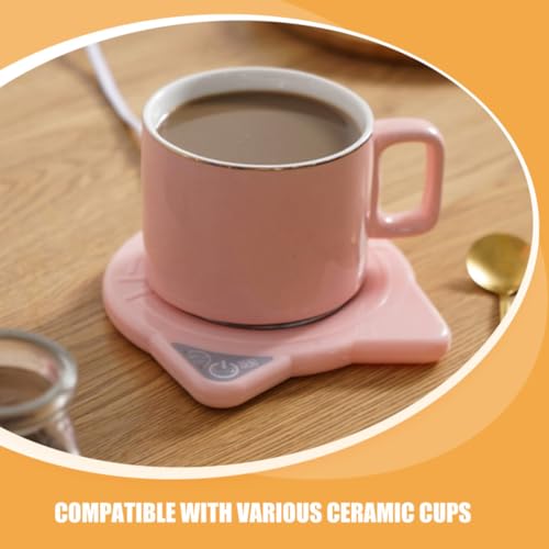 Calentador de tazas café USB 16w de acero inoxidable y ABS en pack de 2 unidades 7