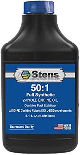 Full Synthetic 50:1 2-Cycle Engine Oil Mix / 6.4 Ounce Bottle/24 Per Case