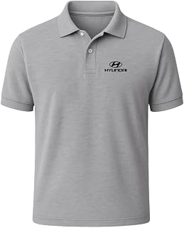 Zoobang Branded Mens Half Sleeve Cotton Striped Polo T-Shirt for Mens || Branded Tshirt for Men Hyundai T-Shirt Price In India