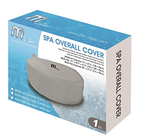 190 X 70Cm Thermal Hot Tub Cover - 4 Person Hot Tub Full Coverage - Universal Fit Energy Efficient, Water Repellent & Uv Resistant Overall Spa Safety Protector For All Hot Tubs - 3