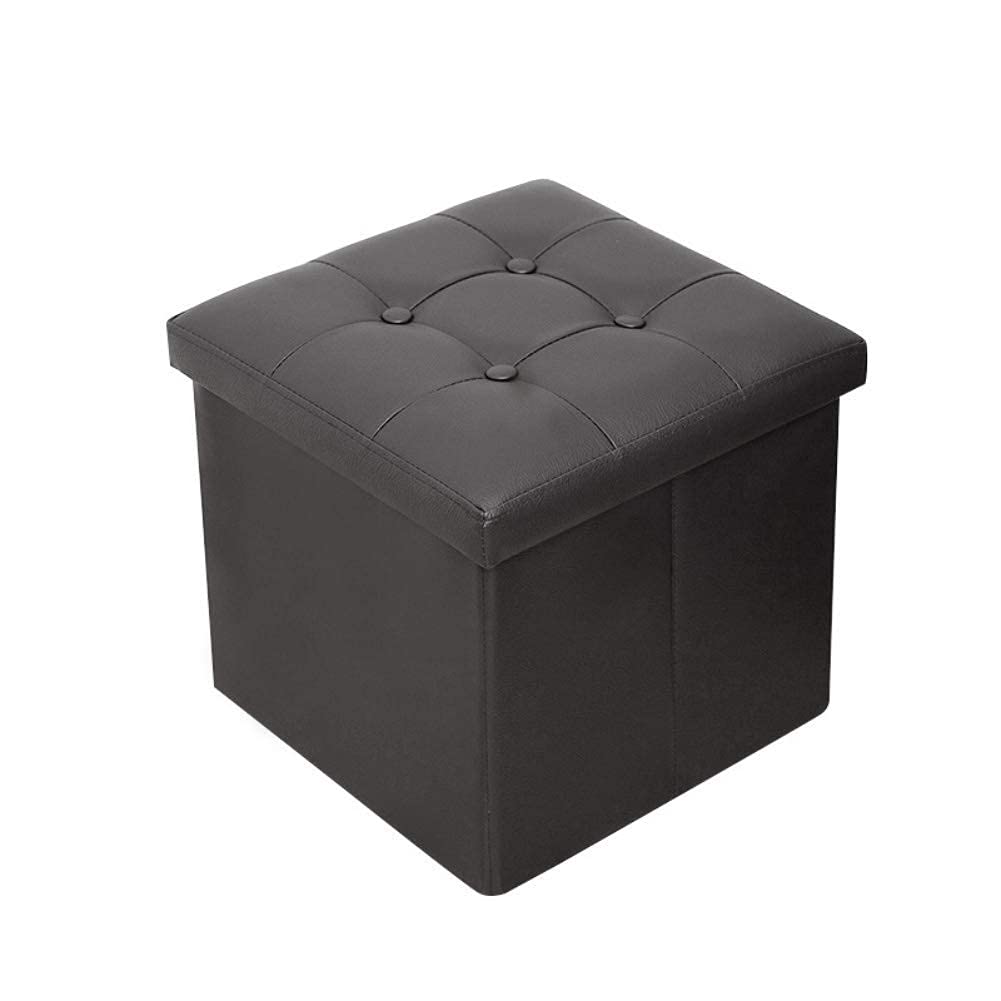 Repose-pieds P&C Simili Cuir Noir, Neuf