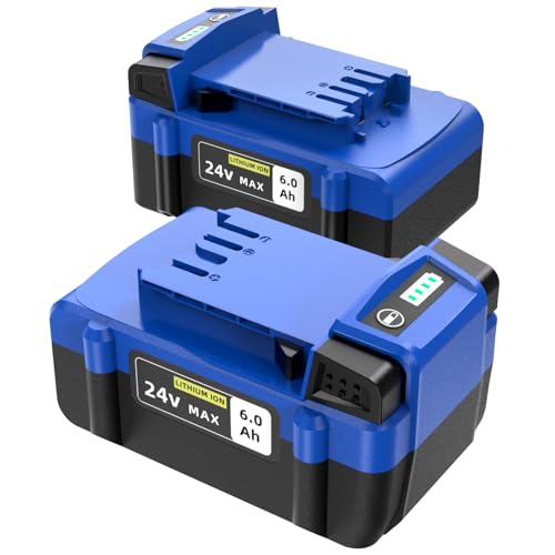 SAPBJ 2 Pack 24V 6.0Ah Battery for Kobalt