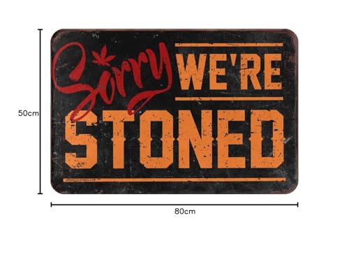 Tapis de cuisine COTECI Sorry We're Stoned pour sol propre