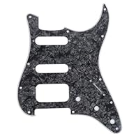 Fits American or Mexico Stratocaster Lonestar,Deluxe,Squier affinity series and other Strat guitar which has two mounting-screw holes for humbucking pickup.If you want to fit other guitar models, you may need to modificate this pickguard 2 single coi...