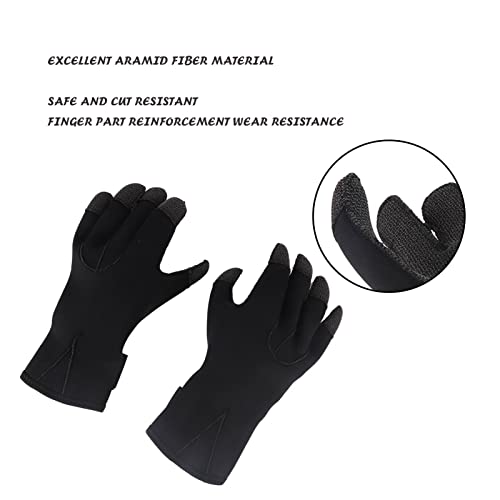 Mitaines de plongée anti-coupure gants aramide imperméables - 5