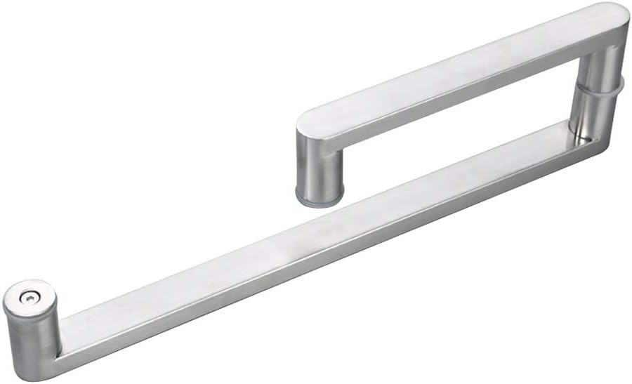 Glass Door and Window Handles Shower Door Handle for Glass Door |Polished 304 Stainless Steel Bathroom Pull Push Door Handle Sets