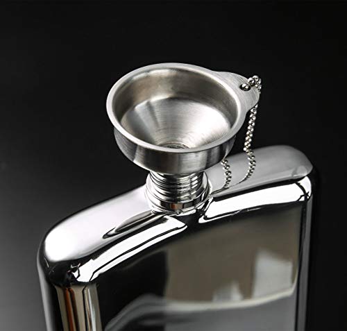 PROMISE 6OZ roestvrijstalen heupfles BULL STAG BEAR wordt geleverd met een trechter verpakt in een geschenkdoos (Hirsch… - Afbeelding 6