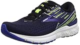Brooks Mens Adrenaline GTS 19 Running Shoe - Black/Blue/Nightlife - D - 12.0