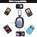 TXEsign MP3 Player Case Carry Bag Compatible with SanDisk Clip Jam/Clip Sport Plus/Clip Sport Go/Clip Sport MP3 Player Travel Carrying Case Bag Organizer with Clear Window for Clip MP3 Player (Blue)