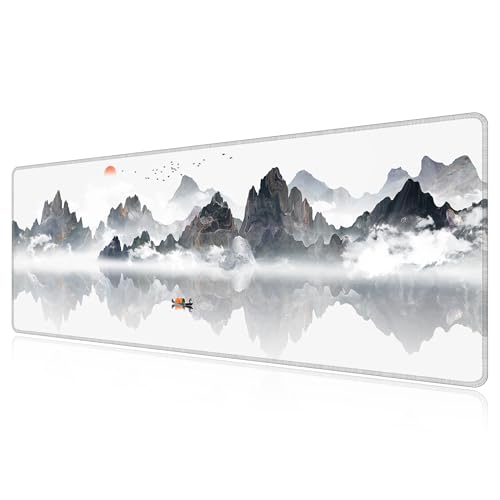 Tapis de bureau paysage LL-COEUR 1300x500 pour un espace épuré