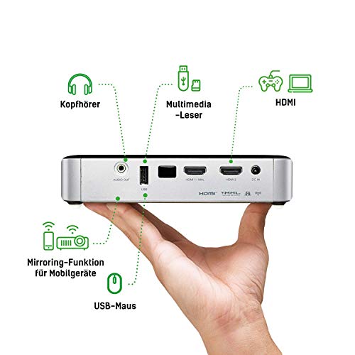 Vivitek Qumi Q6 Proiettore, Bianco