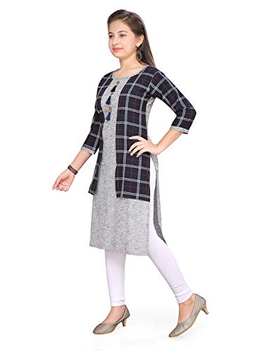 Image of Aarika Girl's Blue Coloured Kurti