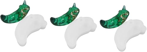 COHEALI Molde de pimienta verde, molde de chile, pulsera de silicona, molde de resina epoxi, aretes de silicona, moldes de resina, adornos de boda,