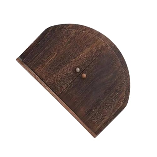 Durabilidad cubierta de salida de madera para interruptores, placa de durabilidad, diseño a prueba de polvo, fácil instalación para enchufes de pared, protectores universales de salida de madera