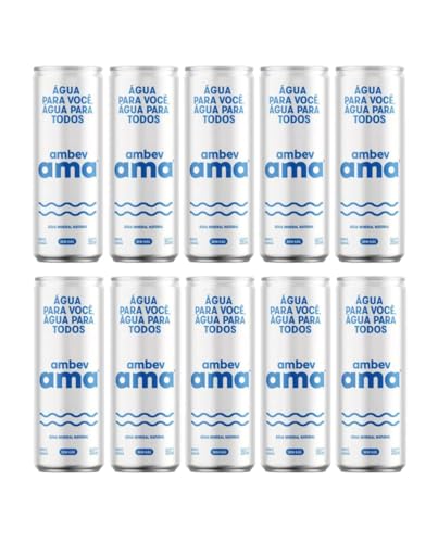 Água Mineral Natural Ama Ambev 350ml contendo 12 latas