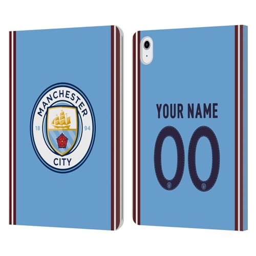 Carcasa de cuero Man City para iPad Air con diseño personalizado de alta gama