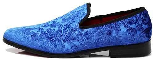 Mocasines vintage de terciopelo para hombre SPT03 zapatos de vestir 3