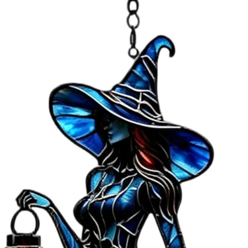Decoración de receptor de sol brujas para transformar paredes aburridas en Halloween 7