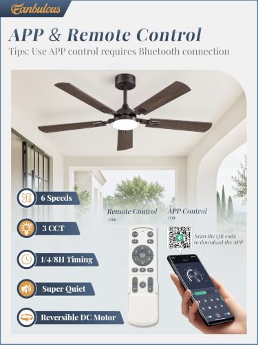 Image of Fanbulous 52 Inch Modern Ceiling Fans with Lights