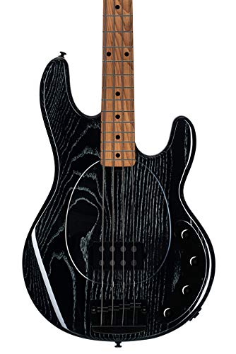 Sterling By Music Man 4 String Bass Guitar, Right, Black (Ray34Ash-Bk-M2) #TOP1