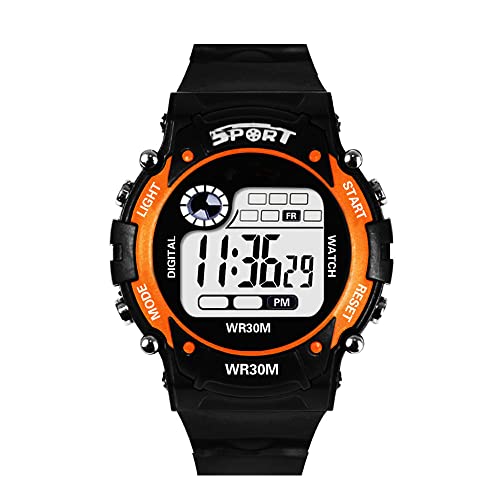 Gosasa Men Digital Watch Fashion Outdoor Sport 50M Waterproof Watch Digital Electronic LED Screen Watch Luminous Military Watch