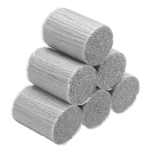 Image of PATIKIL 6 Rolls Latch Hook Yarn, Latch Hook Kit Yarn Precut Hook Rugs Making Crochet Bundles for Latch Hook Rug Adults Beginners Tapestry DIY Craft, Light Gray