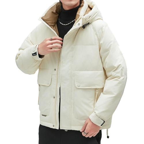 Doudoune courte d'hiver v&ecirc;tement chaud homme pour le quotidien frileux