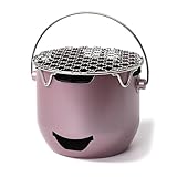 BBQポータブルチャコールグリルコンパクトポータブルキャンプグリル小型カーボンストーブ アウトドアクッキング ピクニック 屋内 アウトドア ピクニック キャンプ用