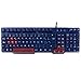 MARSGAMING Mars Gaming MKBC, Teclado Gaming Oficial FC Barcelona, USB, PS4/XBOX/SWITCH/PC