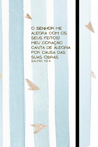 Caderno de Anotações tipo Moleskine Caderneta sem Pauta Capa Dura com Elástico - Salmos: Salmos 94:2