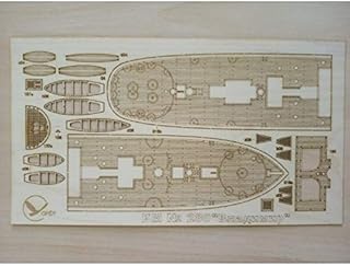 OREL Wooden Veneer Decks 280/3 Steamboat Frigate Vladimir 1/200 Navy, Russia, 1850