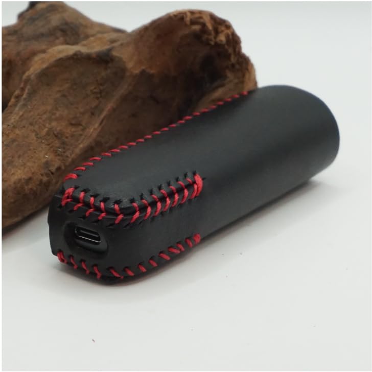 専用　プルームオーラ本革カバー　ブラック PloomAURA】プルームオーラ 本革製カバー〝髑髏 結〟（画像は