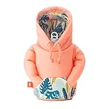 Puffin - The Hoodie Beverage Jacket - 12 oz Insulated Can Cooler - Beer Bottle & Soda Can Insulator, Keep Drinks and Beverages Cold - Beige Palm