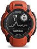Garmin Instinct® 2X Solar, Smartwatch Exterior Resistente, 50mm, Rojo Llama | Carga Solar, Linterna Integrada, Soporte Multi-Banda de Frecuencia, Sensores ABC, Rastreo Tracback®, Puntos de Referencia 8