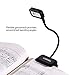 LOAMO Book Light Clip-On LED Reading Light Flexible Neck with 2 Levels of Lumen Intensity for Nook, eBook Readers, Tablet, Book, Textbook and More